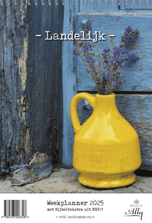 Bureaukalender landelijk met bijbeltekst