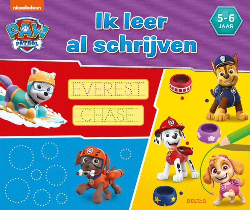 Paw patrol Ik leer al schrijven 5-6 ja