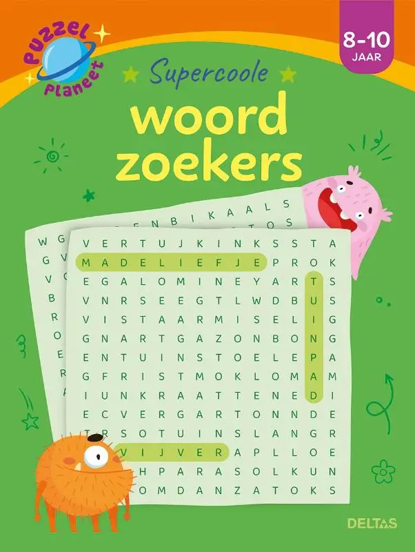 Puzzelplaneet - Supercoole woordzoekers / 8-10 jaar