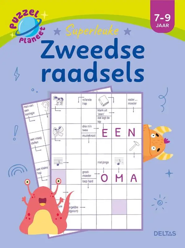 Puzzelplaneet - Superleuke zweedse raadsels / 7-9 jaar