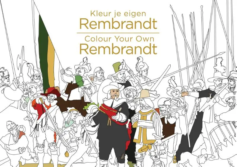 Kleur je eigen rembrandt/colour your own