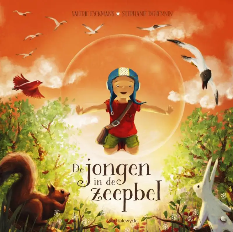 Jongen in de zeepbel