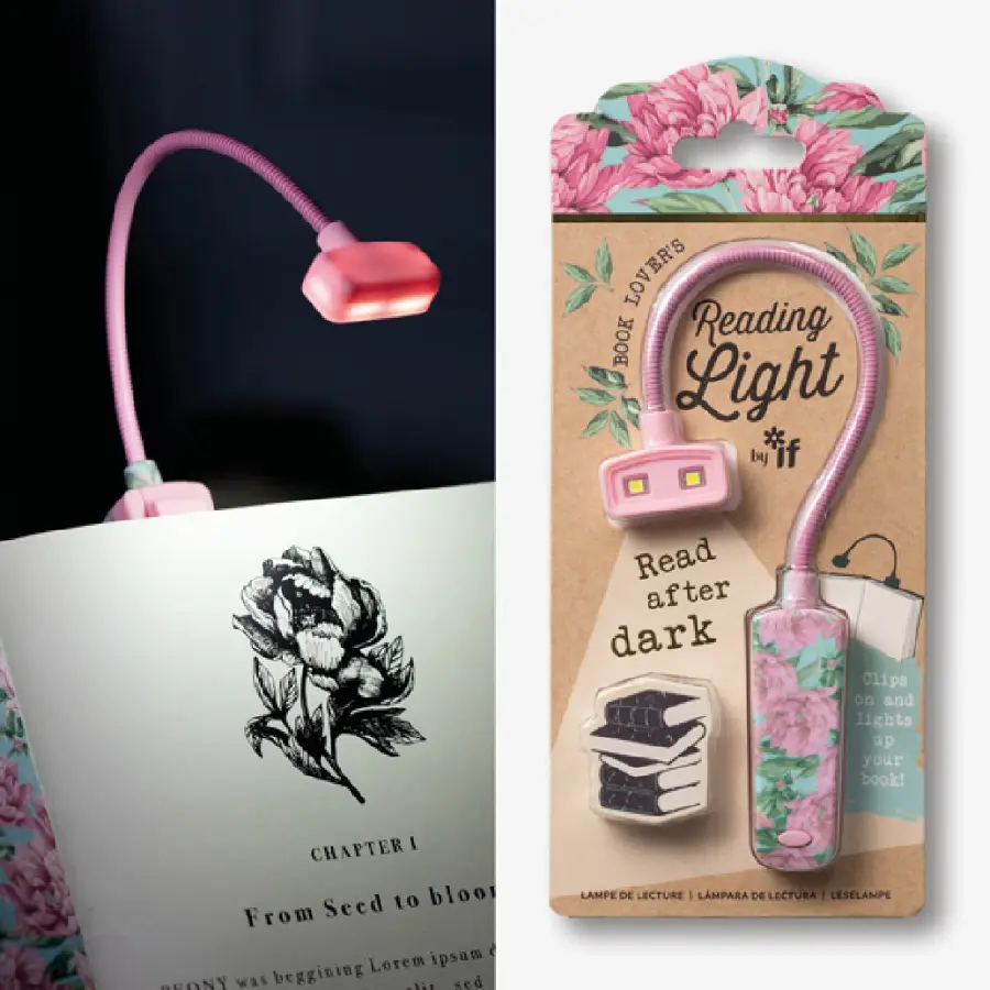 Book Lover's Reading Light - Floral