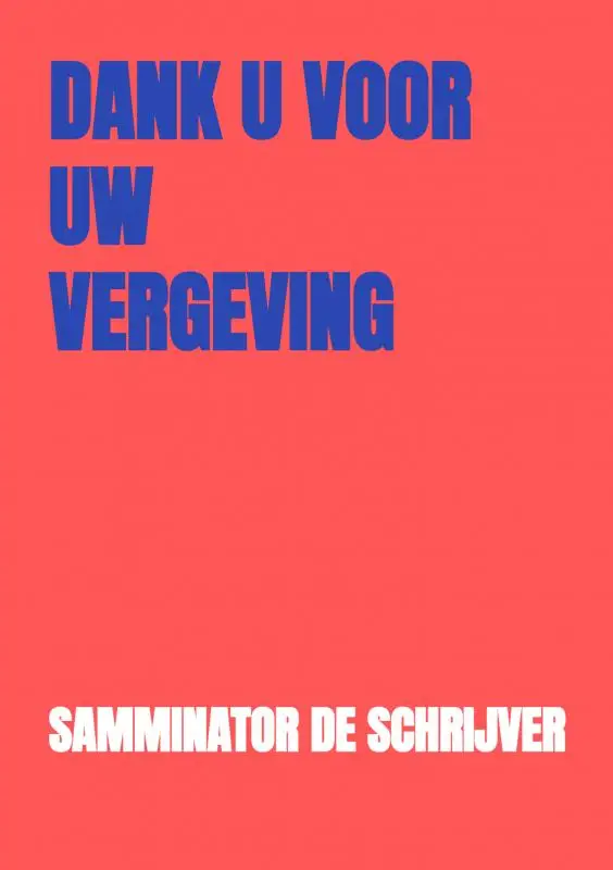 Dank U voor Uw vergeving