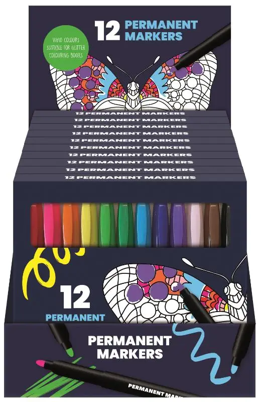 Display permanent markers (10 sets á 12 stiften)