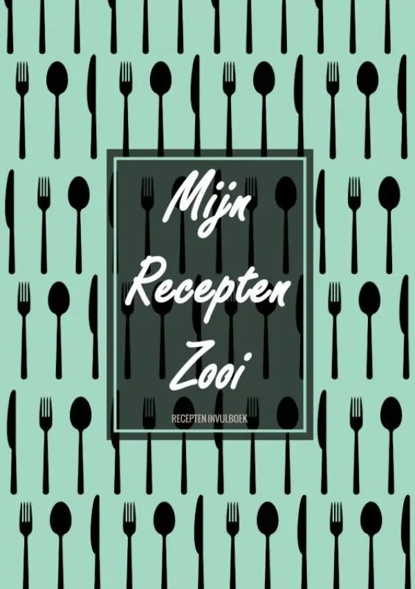 Originele Cadeaus voor Vrouwen en Mannen - Blanco Recepten Invulboek - 'Mijn Recepten Zooi'