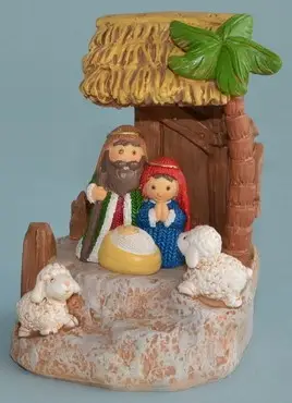 Polyresin Nativity 8,5cm