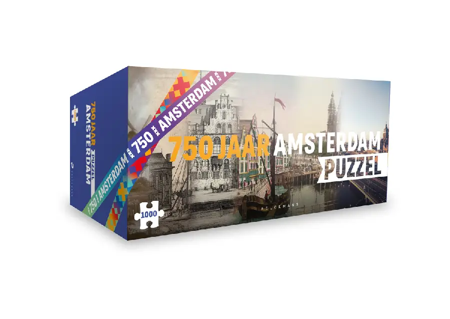 Puzzel 750 jaar Amsterdam