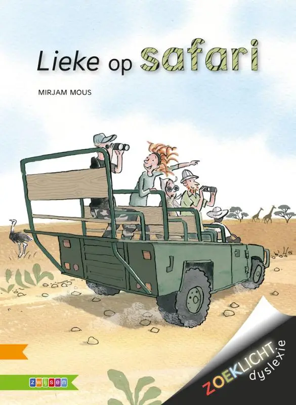 Lieke op safari