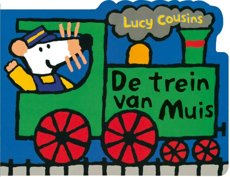 Trein van muis kartonboek