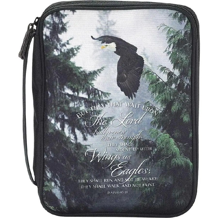 Biblecover Canvas Eagle Large