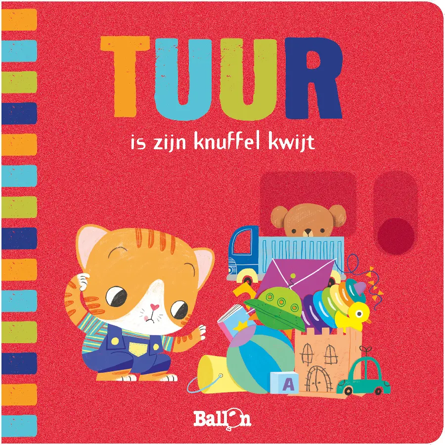 Tuur is zijn knuffel kwijt