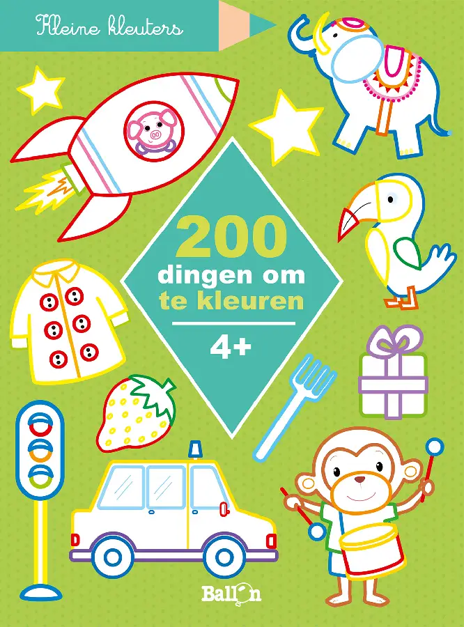 200 dingen om te kleuren 4+