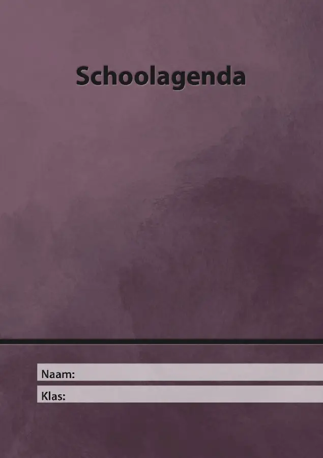 schoolagenda