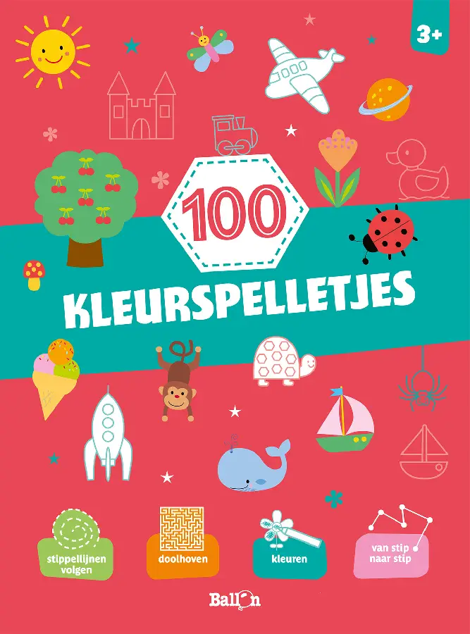 100 kleurspelletjes 3+