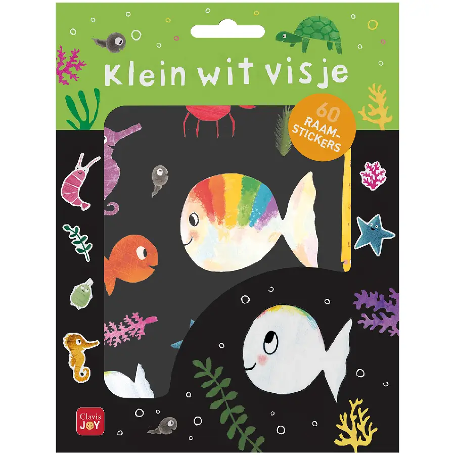 Klein wit visje raamstickers