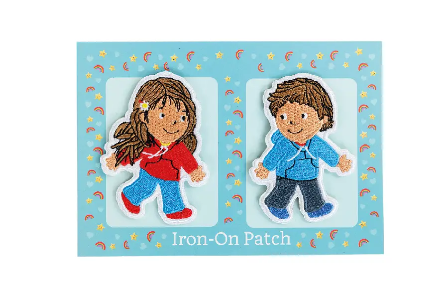 Strijkapplicatie Luuk en Lotje