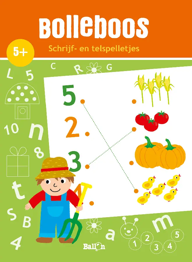 Schrijf en telspelletjes 5+