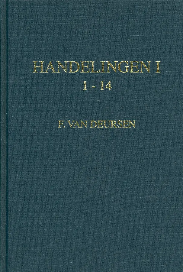 Voorzeide leer handelingen 1  (1-14)