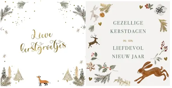 kerstkaarten Mapje Notecards