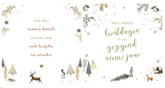kerstkaarten Mapje Notecards