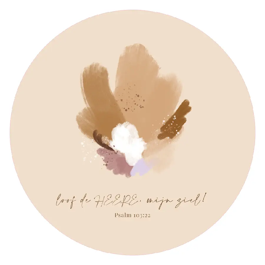 Muurcirkel 25 cm Loof de HEERE