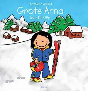 Grote anna leert skiën