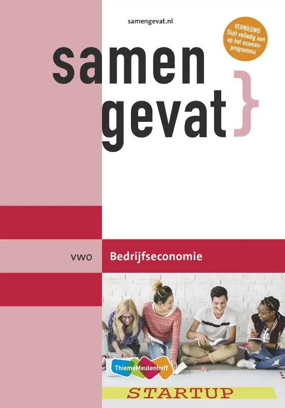 Samengevat / vwo Bedrijfseconomie