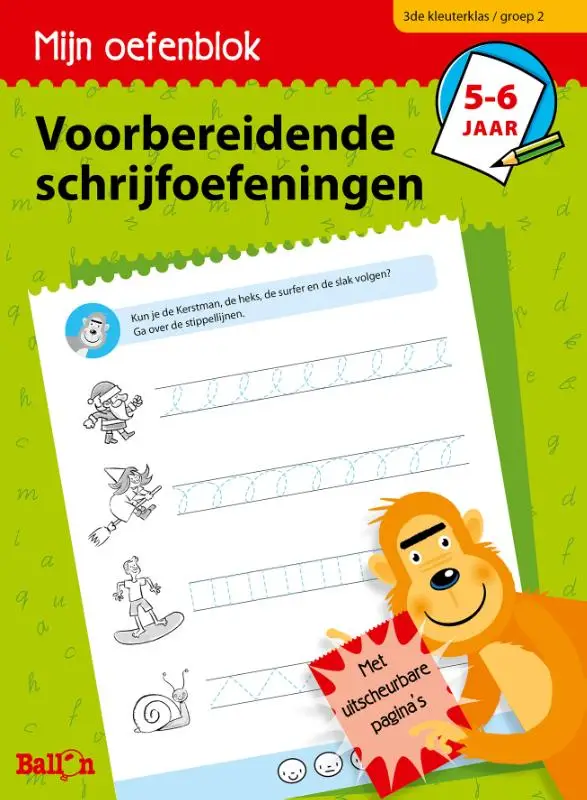 Voorbereidende schrijfoefeningen 5-6 jr