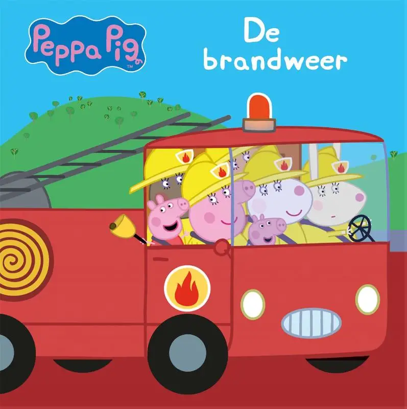 Peppa pig - brandweer / politie omdraaib