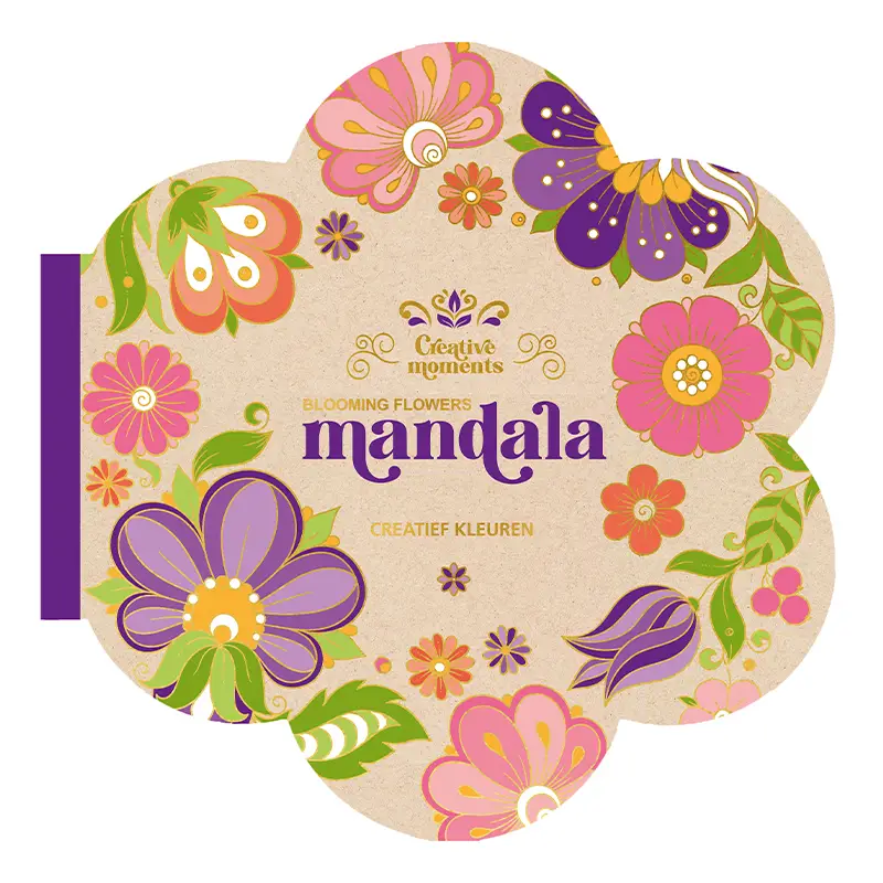 Blooming flowers mandala