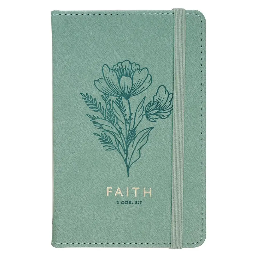 Faith 2 Cor. 5:7 Small Notebook with Ela