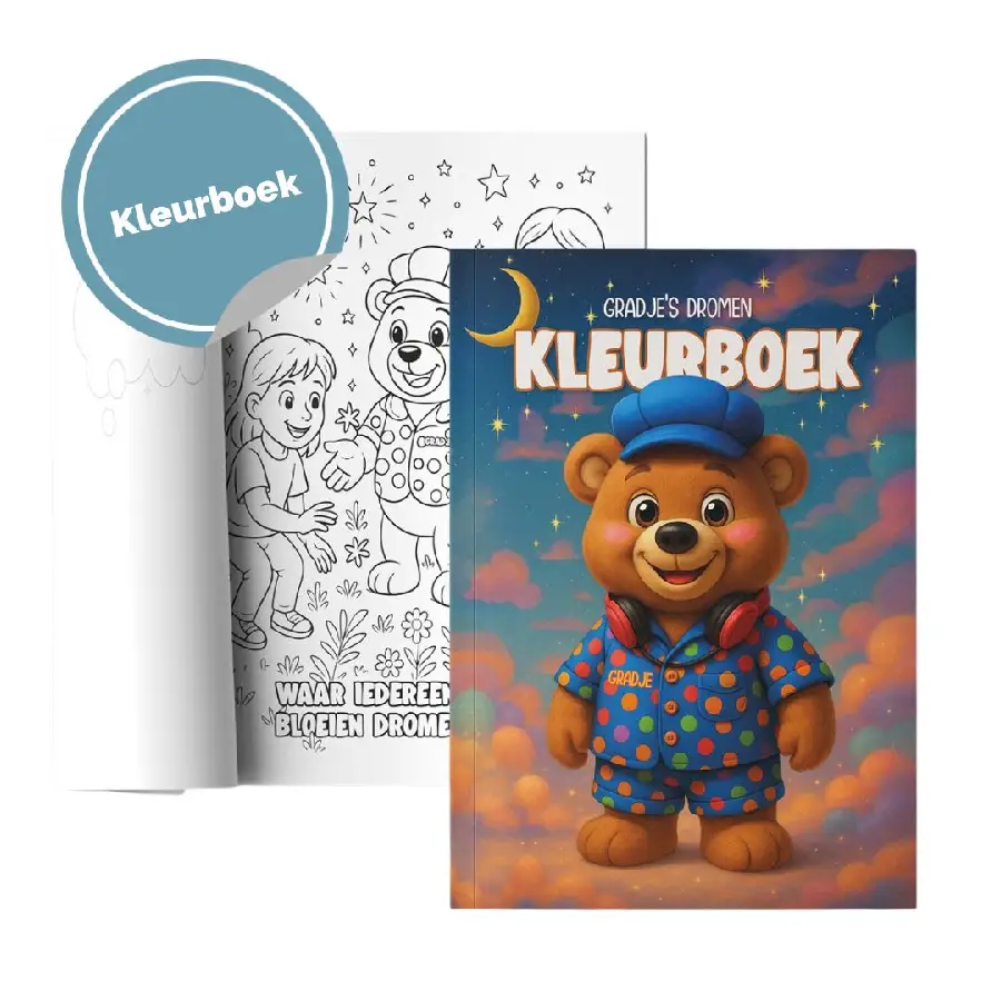 Gradje's dromen kleurboek Set (5 stuks)