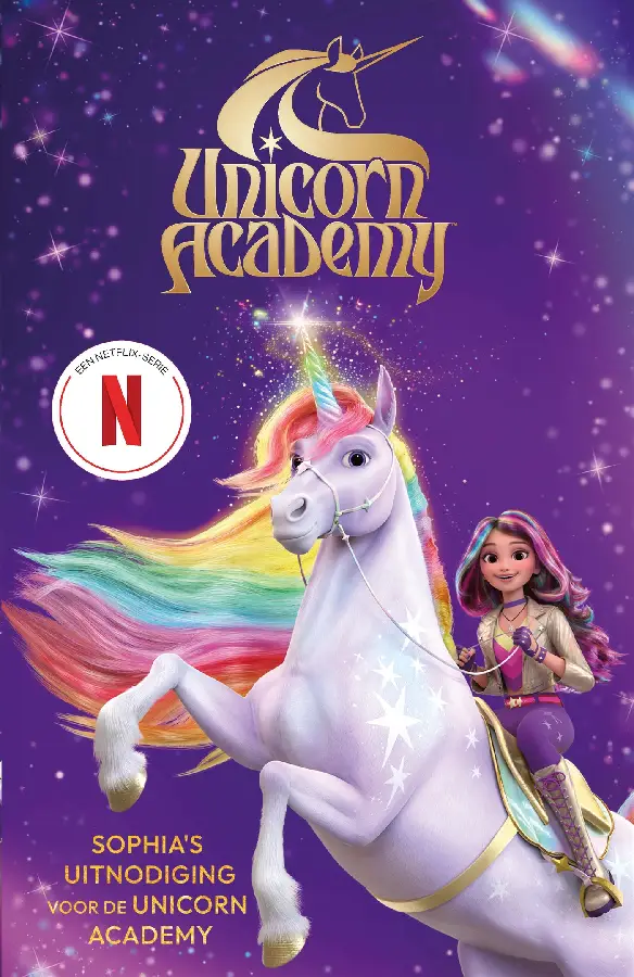 Sophia's uitnodiging voor unicorn academ
