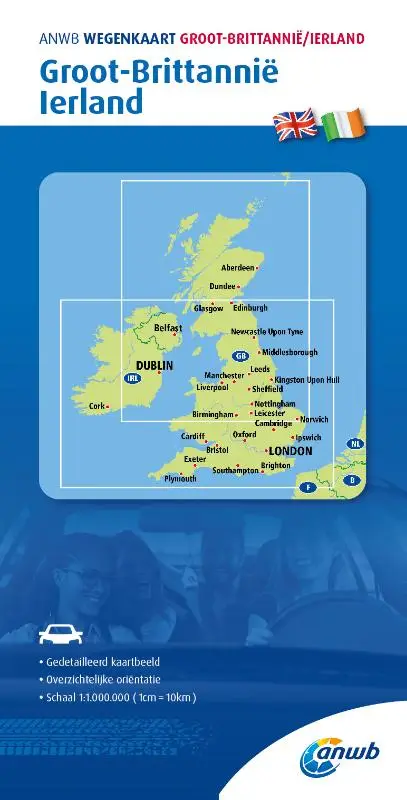 ANWB*Wegenkaart Groot-Brittannië/Ierland 1. Groot-Brittannië/Ierland