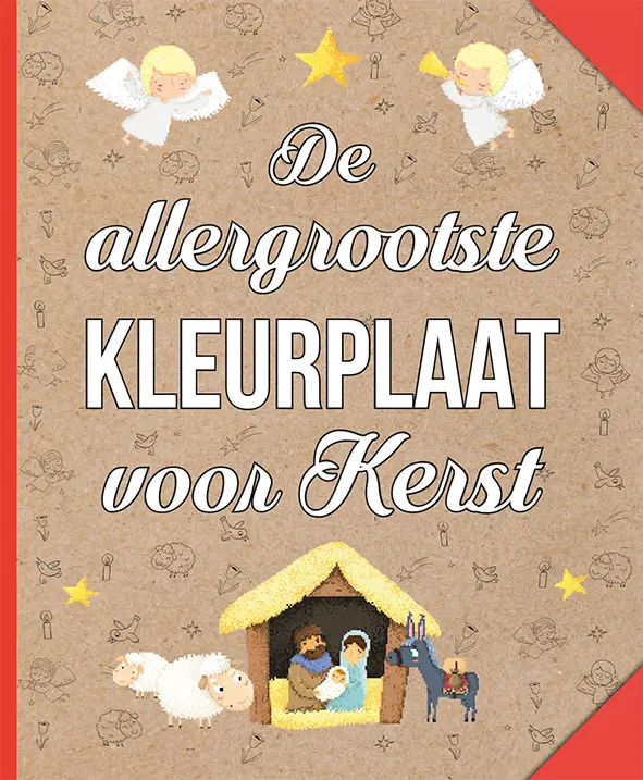 Allergrootste kleurplaat voor kerst