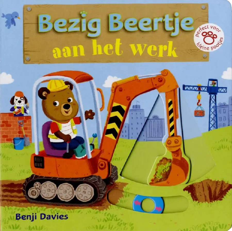 Bezig beertje aan het werk