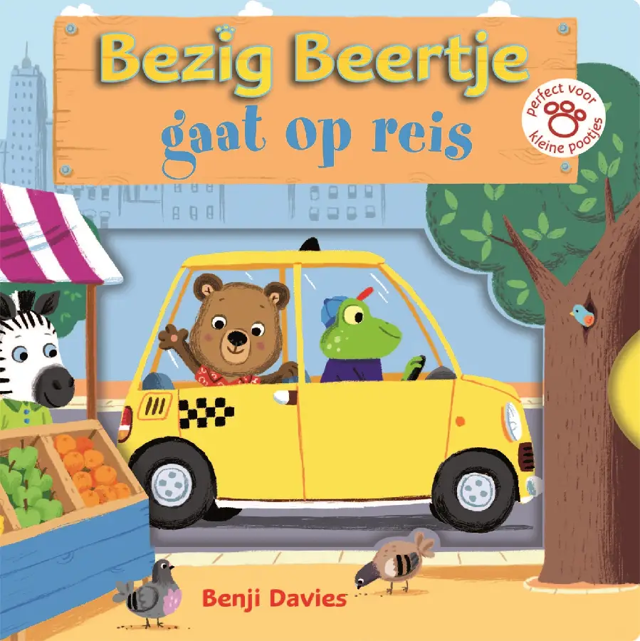 Bezig beertje gaat op reis