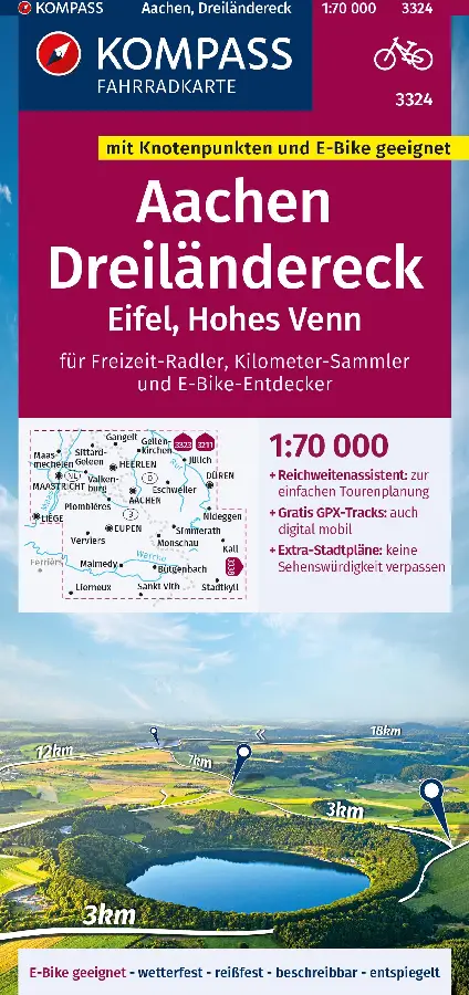 Kompass FK3324 Aachen, Dreiländereck