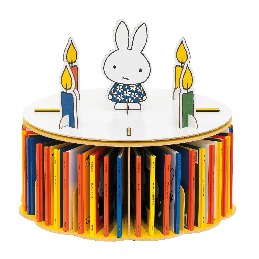 Tafeldisplay nijntjes verjaardagstaart