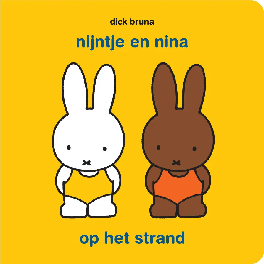 Nijntje en nina op het strand