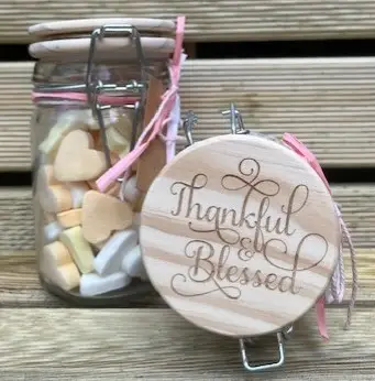 Snoeppotje 270ml Thankful & Blessed