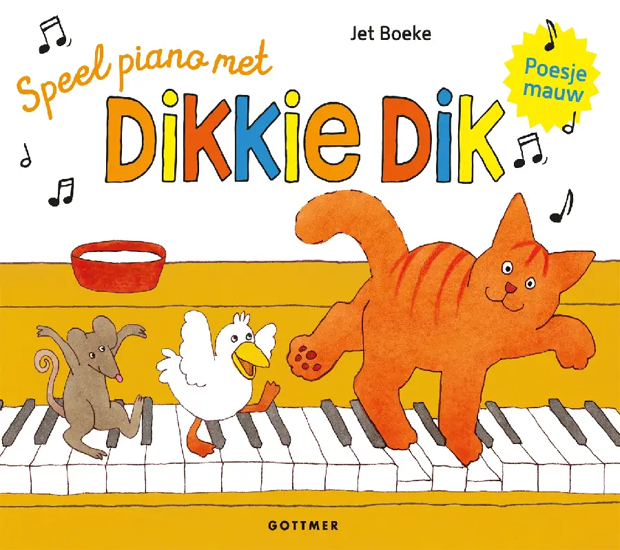 Speel piano met dikkie dik