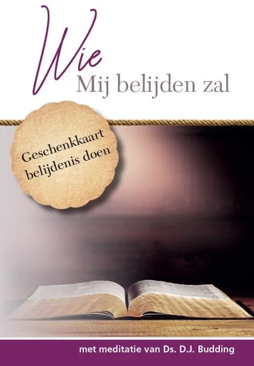 Vouwboekje Wie Mij belijden zal