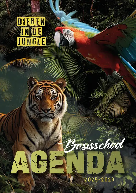 Agenda voor de basisschool 'Dieren in de jungle' 2025/26