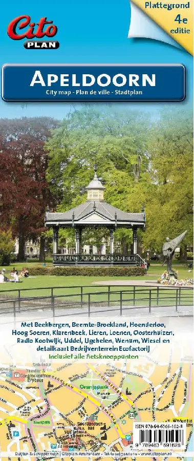 Citoplan stadsplattegrond Apeldoorn