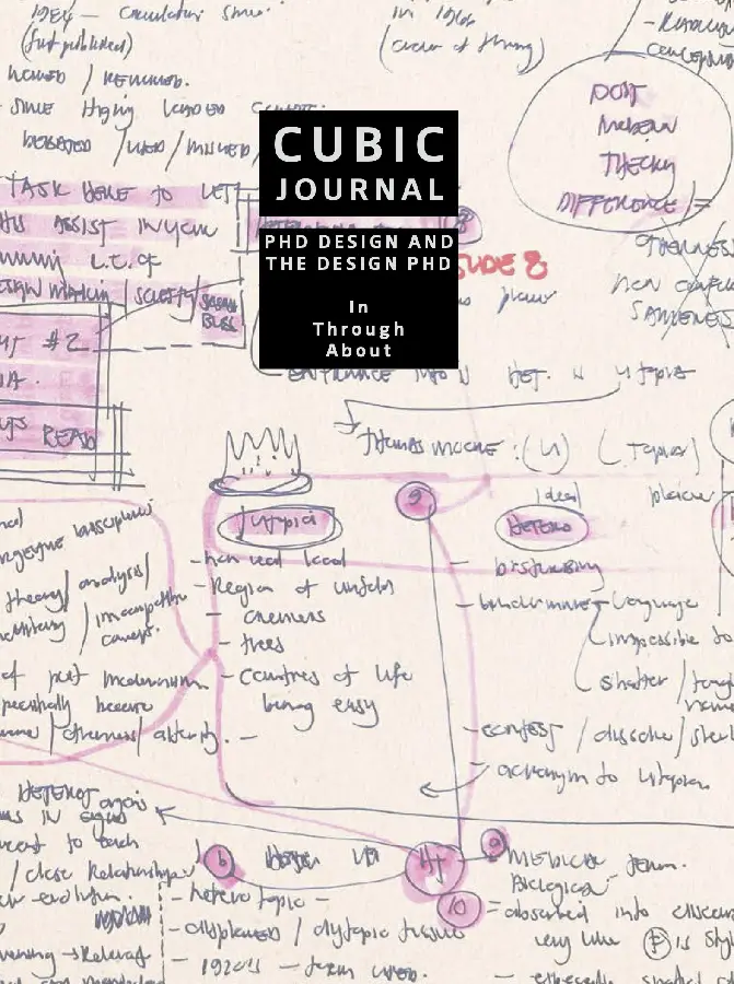 Cubic Journal 7 - PhD Design and the Design PhD