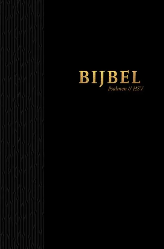 Bijbel hsv met psalmen hardcover zwart