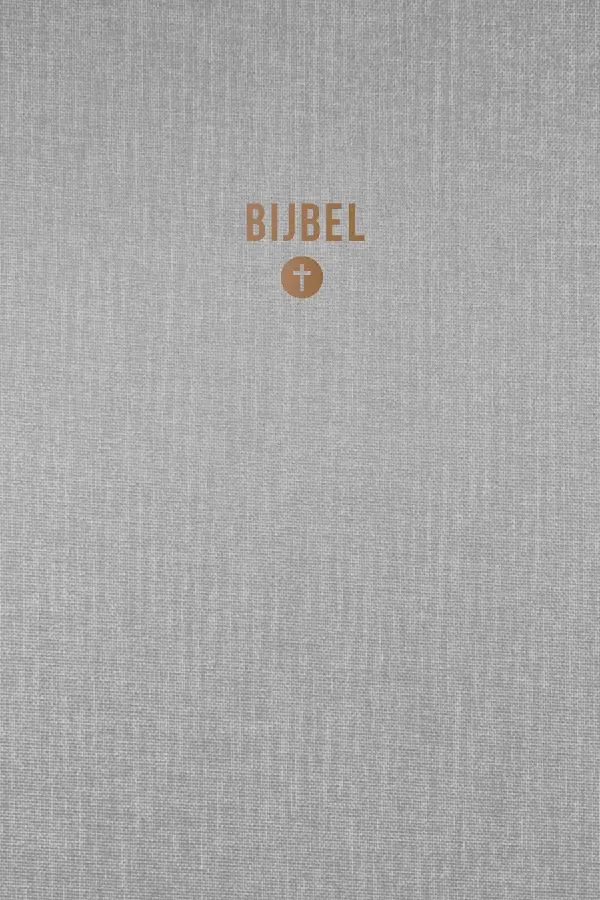 HSV Bijbel 10x15 linnen grijs