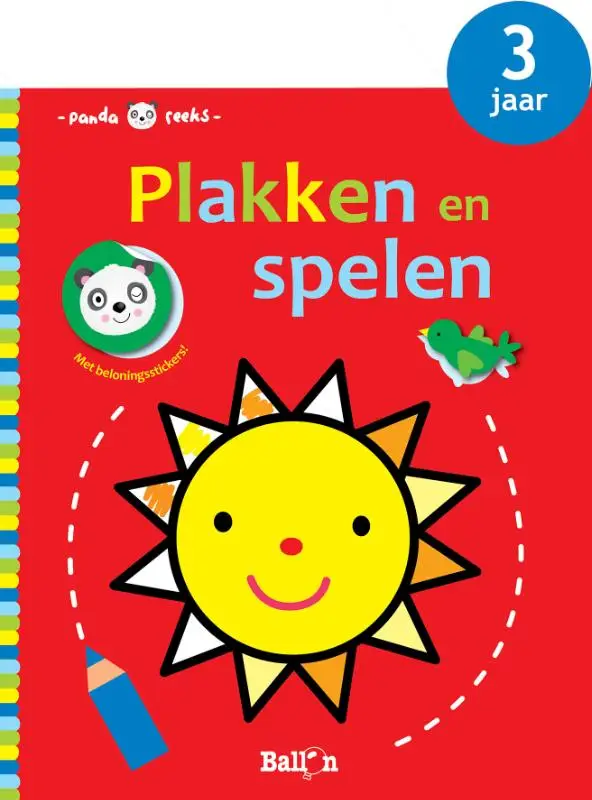 Plakken en spelen zon 3 jaar
